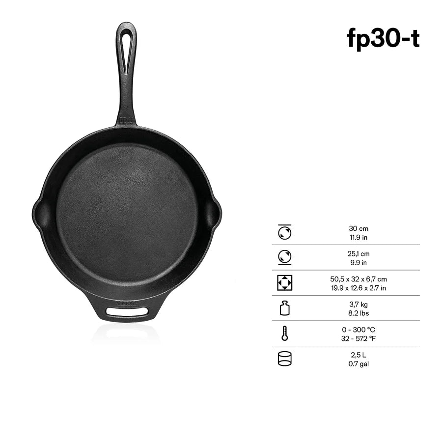 Gietijzeren Skillet met steel
