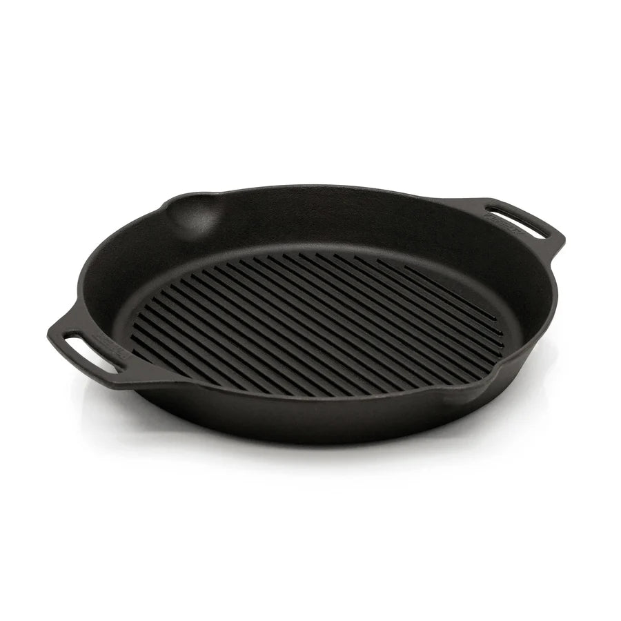 Gietijzeren Grill Skillet 2 handvatten